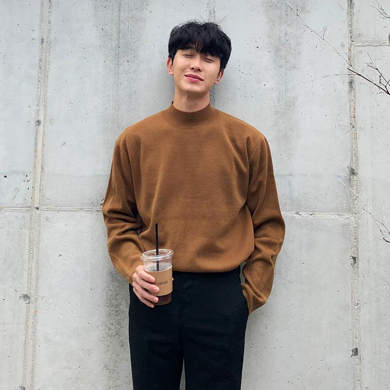Half Turtleneck Slim Fit Sweater