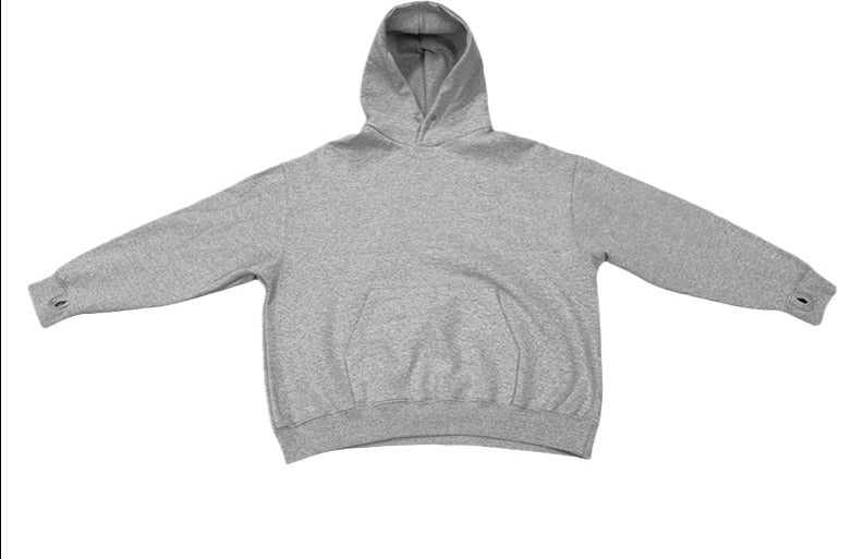 High-Neck Hooded Sweatshirt