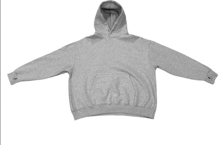 High-Neck Hooded Sweatshirt