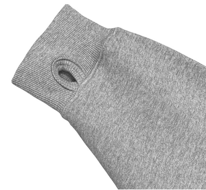 High-Neck Hooded Sweatshirt