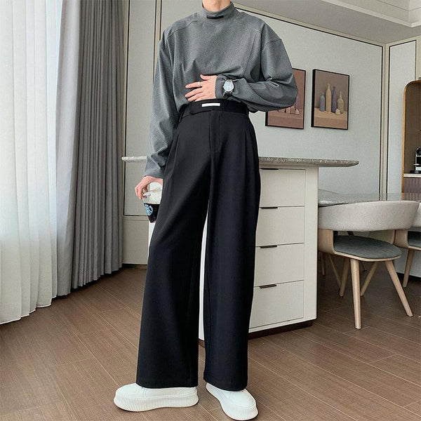 Korean Fashion High Waist Y2K Pants With Belt For Women Elegant Office Lady  Office Trousers For Ladies In Solid Color 210915 From Bai05, $14.8 |  DHgate.Com