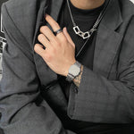 Hip Hop Ot Buckle Choker