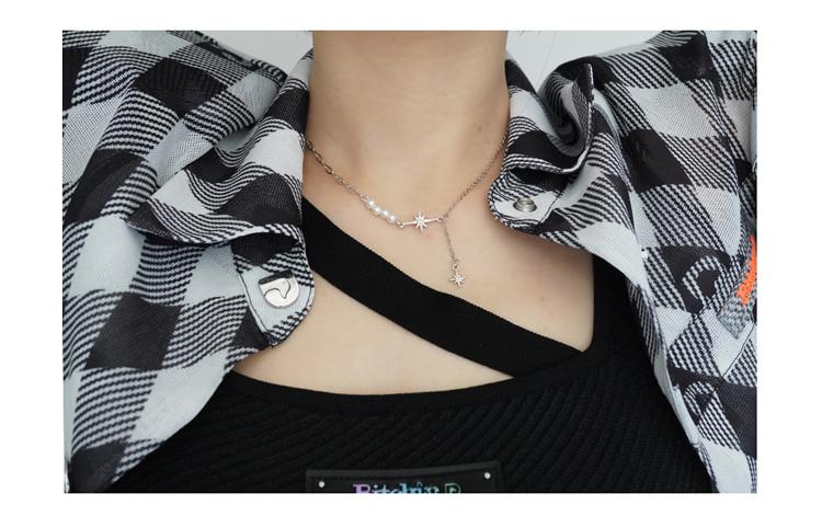 Hip-Hop Style Stitching Necklace