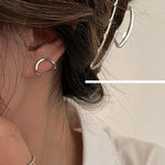 Hollow Oval Earrings