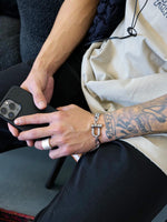 Horseshoe Clasp Cuban Chain Link Bracelet