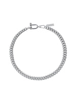 Horseshoe Clasp Cuban Chain Link Necklace