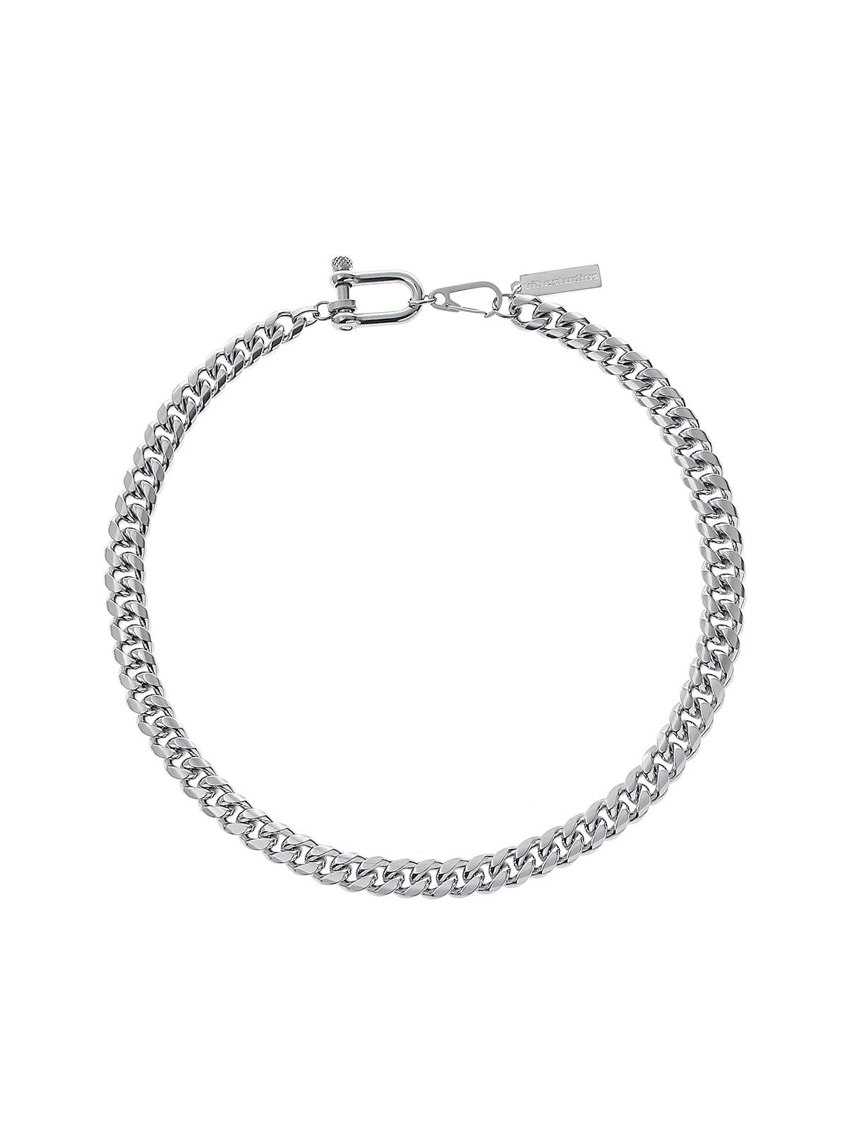 Horseshoe Clasp Cuban Chain Link Necklace