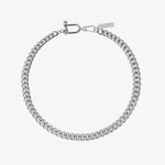 Horseshoe Clasp Cuban Chain Link Necklace