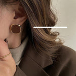 Irregular Square Earrings