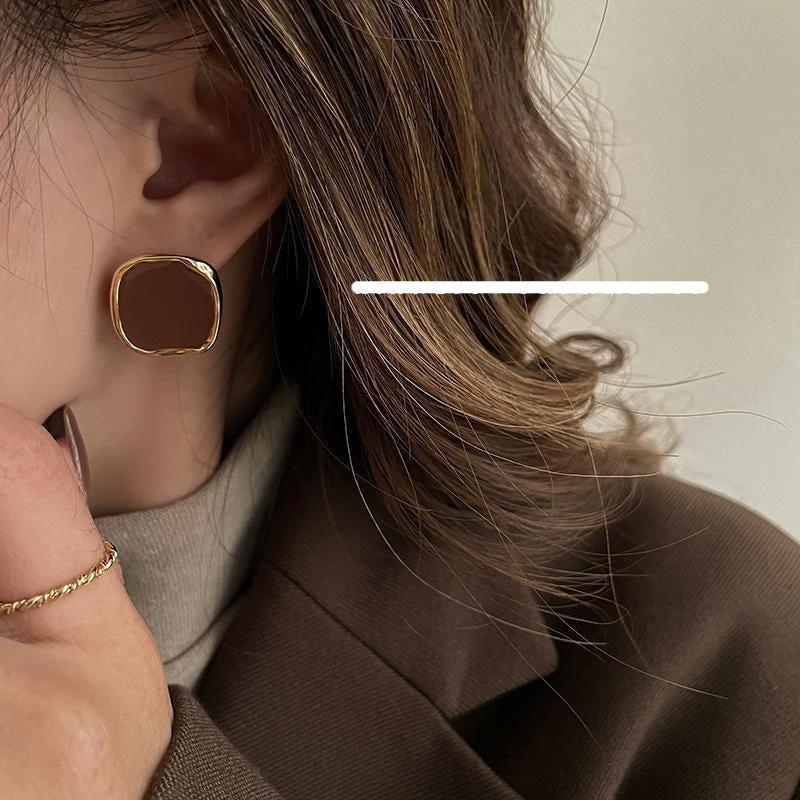 Irregular Square Earrings