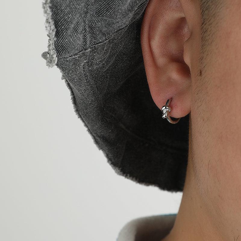 Knotted Hoop Earrings