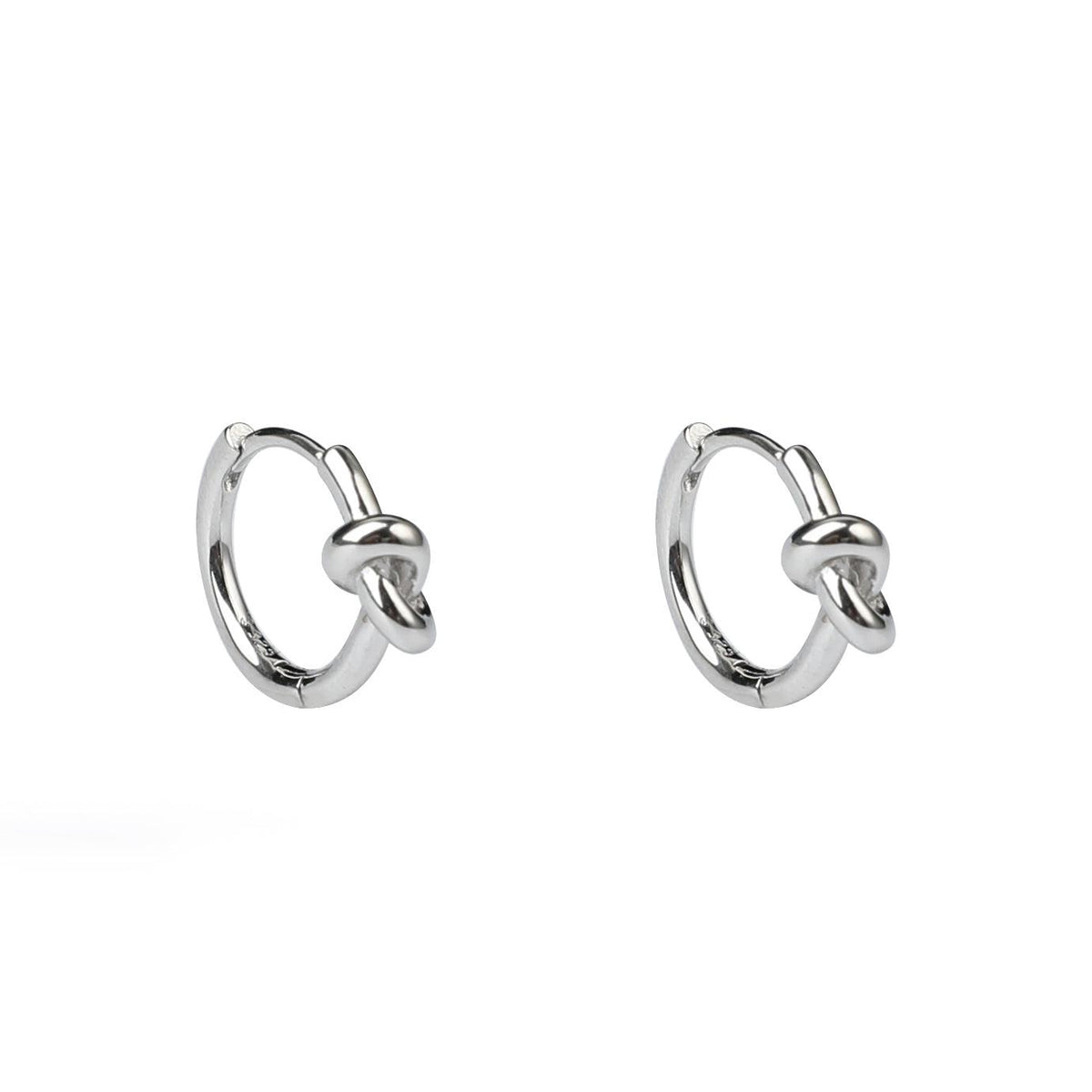 Knotted Hoop Earrings