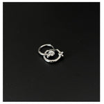 Knotted Hoop Earrings