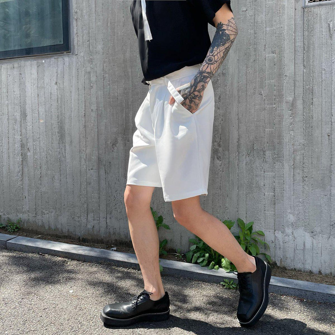 Lace-Up Suit Shorts