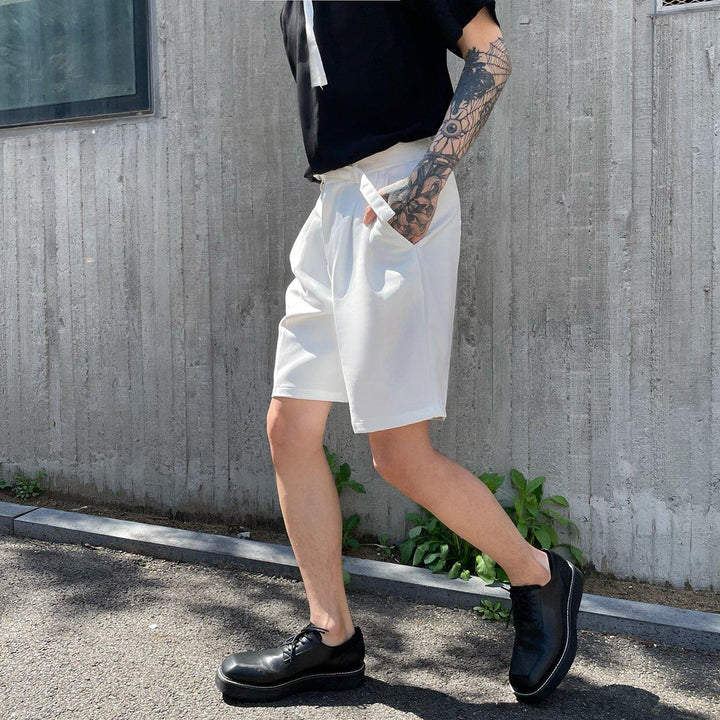 Lace-Up Suit Shorts