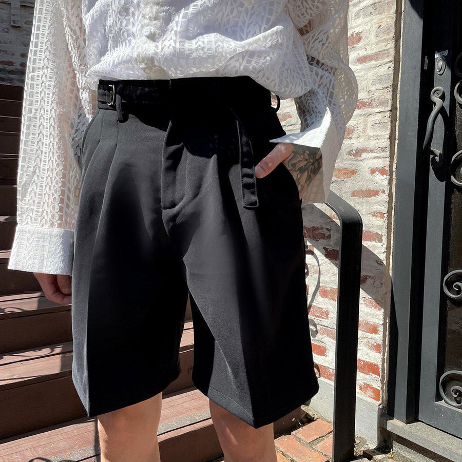 Lace-Up Suit Shorts