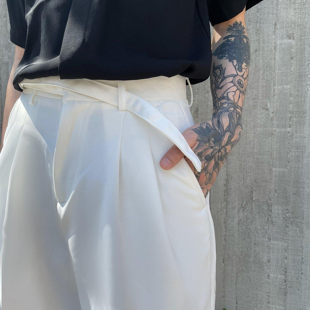 Lace-Up Suit Shorts
