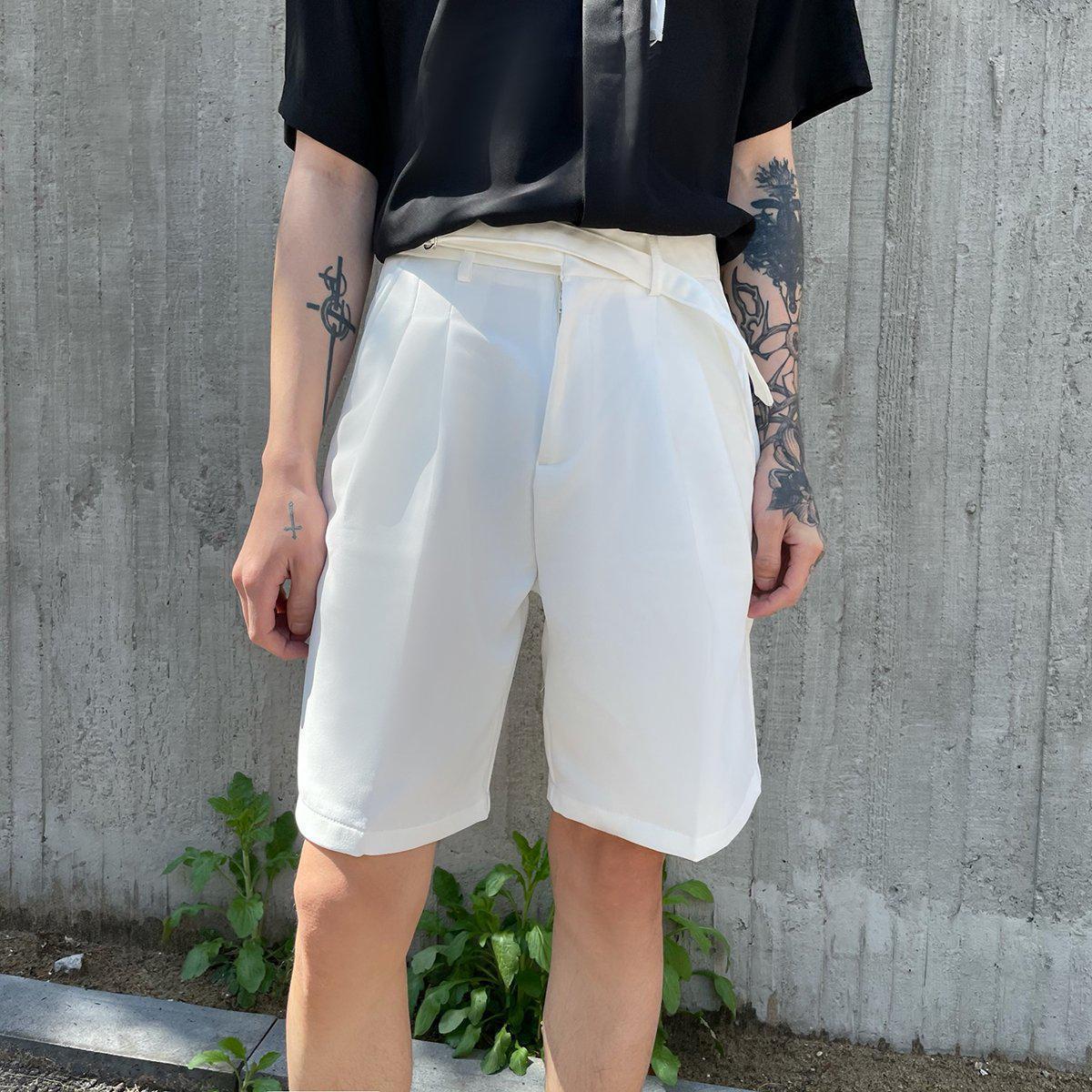 Lace-Up Suit Shorts