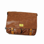 Large Capacity Faux Leather Messenger Bag