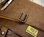 Large Capacity Faux Messenger Bag