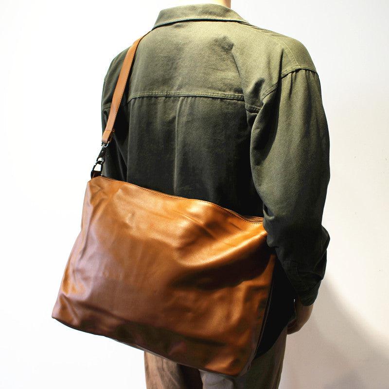 Large Capacity Soft Leather Crossbody Bag