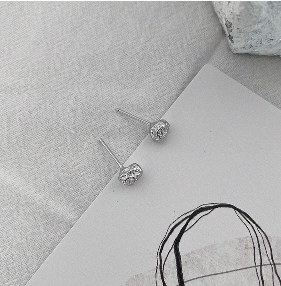 Lava Meteorite Earrings