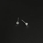 Leaf Print Stud Earrings