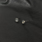 Letter Blue Earrings