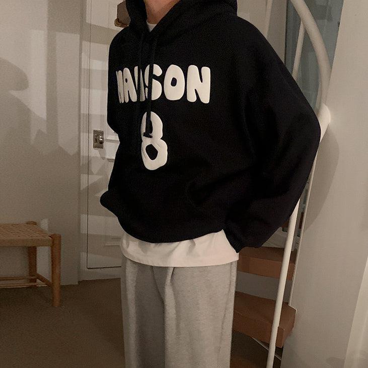 Letter Print Hoodie