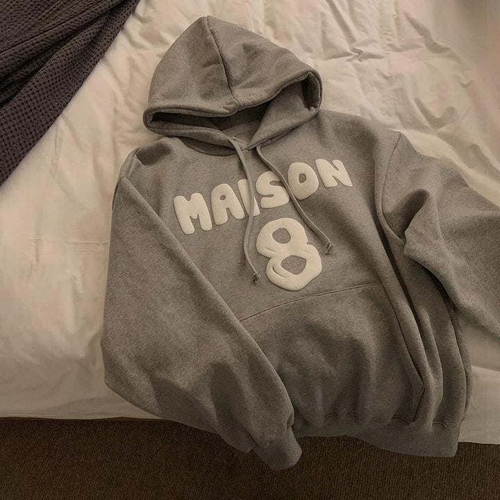 Letter Print Hoodie