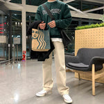 Letter Printing Pullover