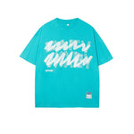 Letter Printing Round Neck T-shirt