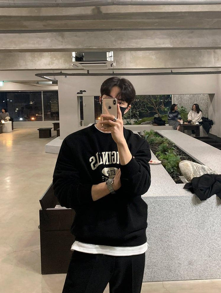 Letter Printing Sweatshirt