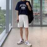 Letter Printing Half-Sleeved T-Shirt