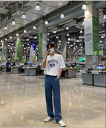 Letter Printing Half-Sleeved T-Shirt