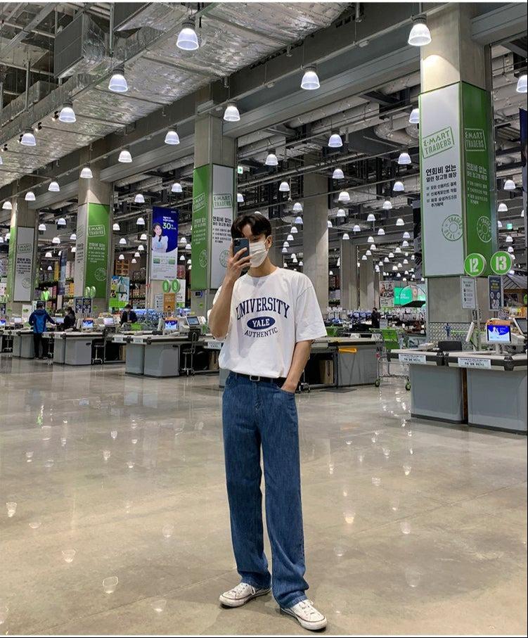 Letter Printing Half-Sleeved T-Shirt