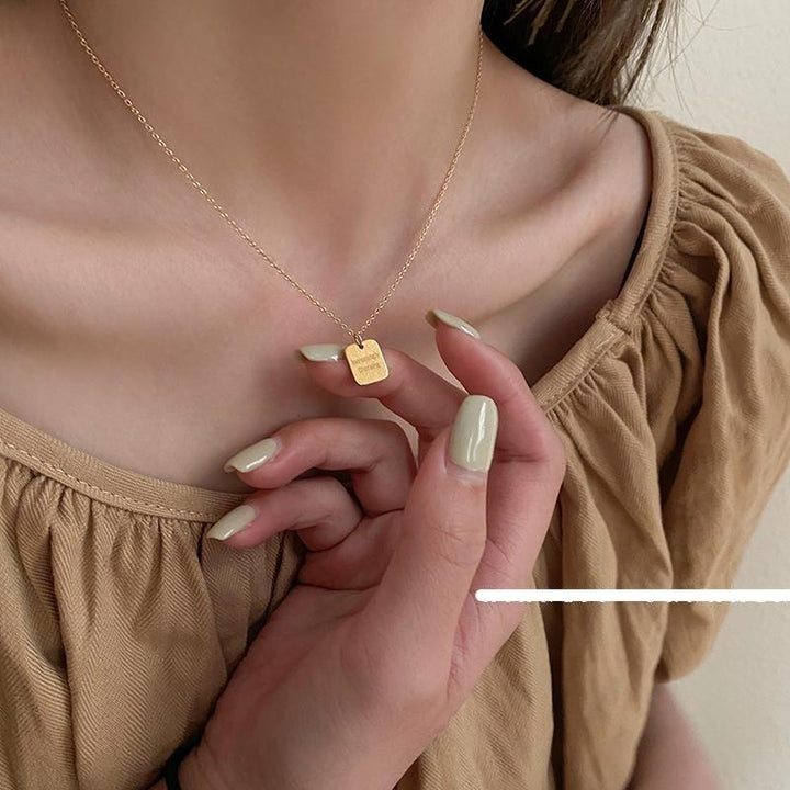 Lettering Necklace