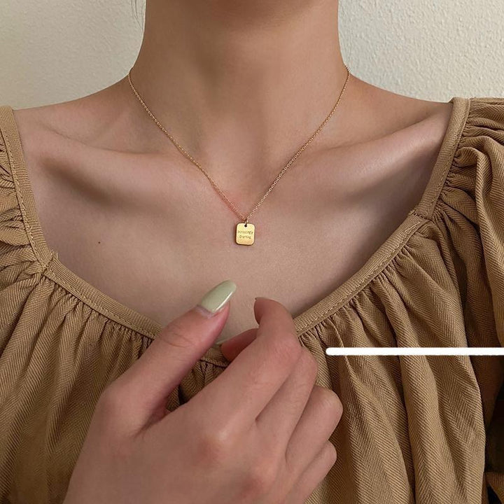 Lettering Necklace