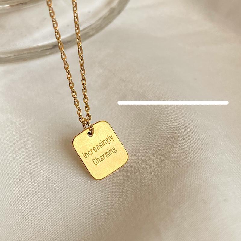 Lettering Necklace