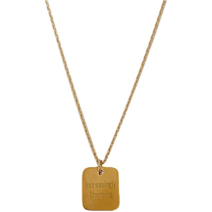Lettering Necklace