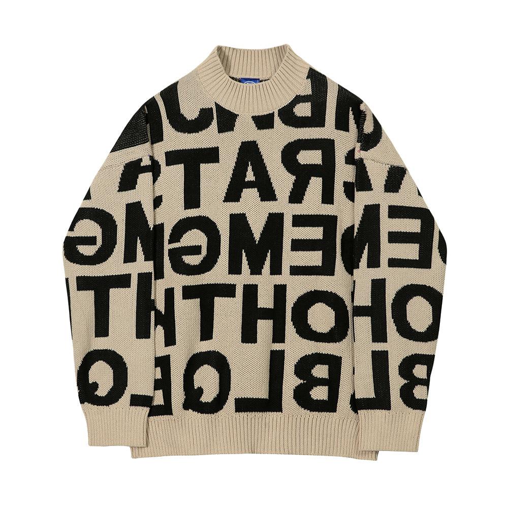 Letters Long-sleeved Sweater