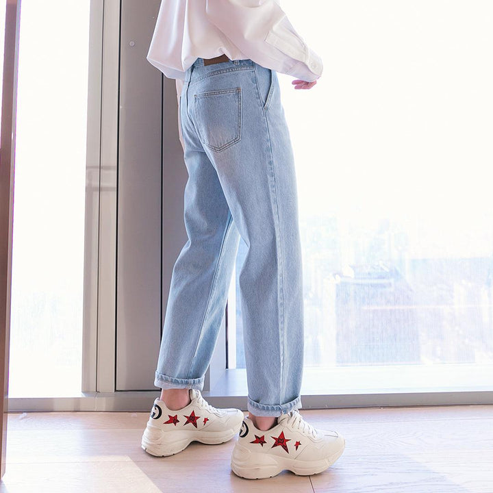Light Blue Straight Jeans