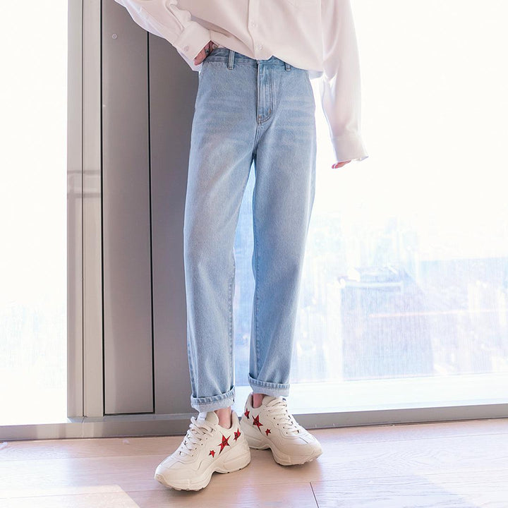 Light Blue Straight Jeans
