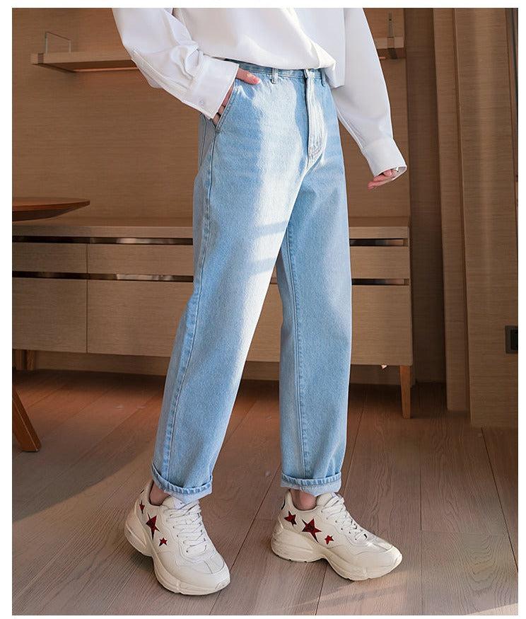Light Blue Straight Jeans