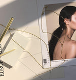 Light Gold Two-Piece Necklace