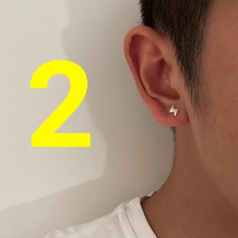 Lightning Shape Earrings