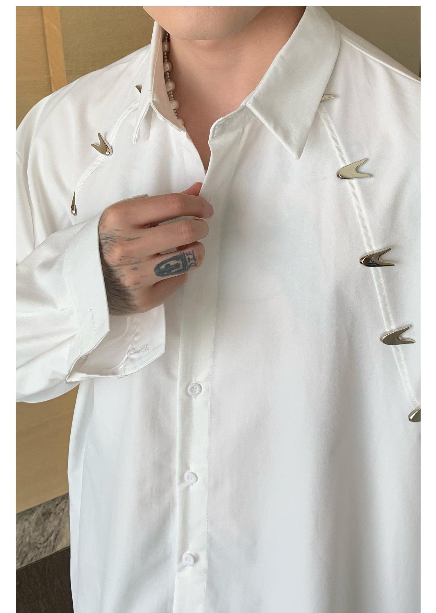 Long-Sleeve Button-Up Shirt
