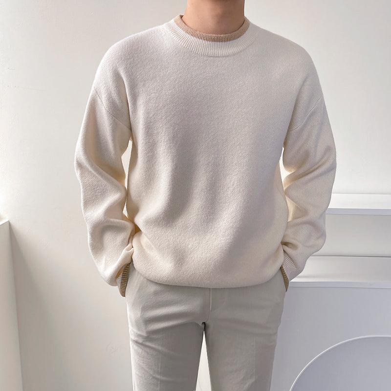 Long -Sleeved Knitted Bottom Shirt
