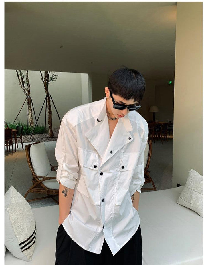 Long-Sleeved Shirt With Large Pockets