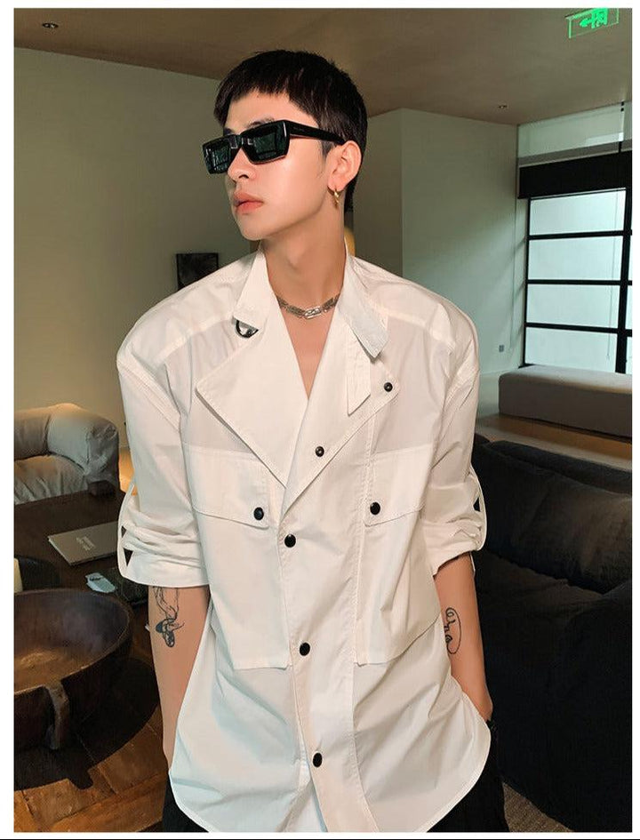 Long-Sleeved Shirt With Large Pockets